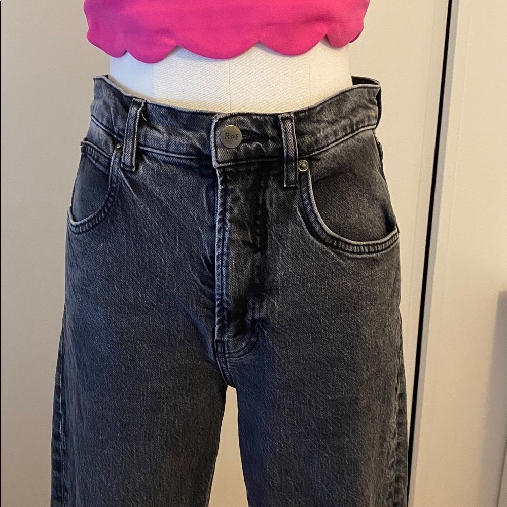 Reformation 80s Ultra High Yuma Ankle Zip Cigarette Jeans Pants Size 27 - Picture 3 of 13